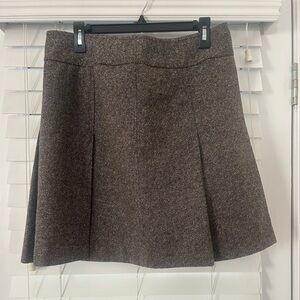 LOFT Brown A-Line Skirt